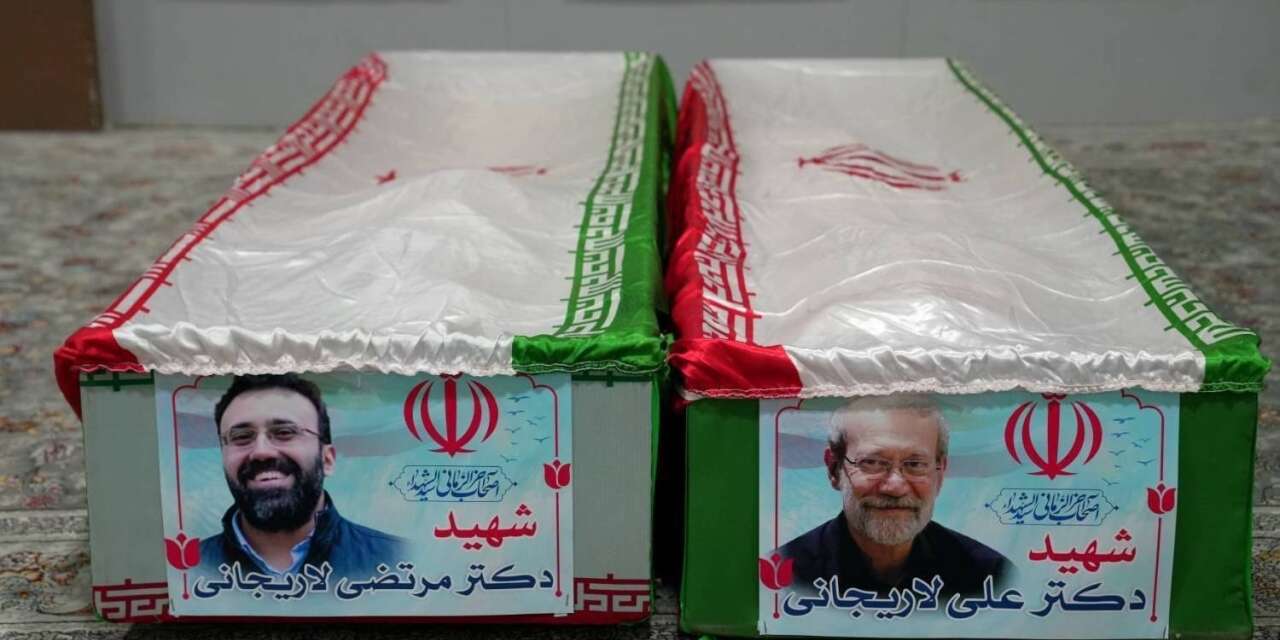 İsrail saldırılarında öldürülmüştü: 'Gölge Rehber' Laricani için Tahran'da tören
