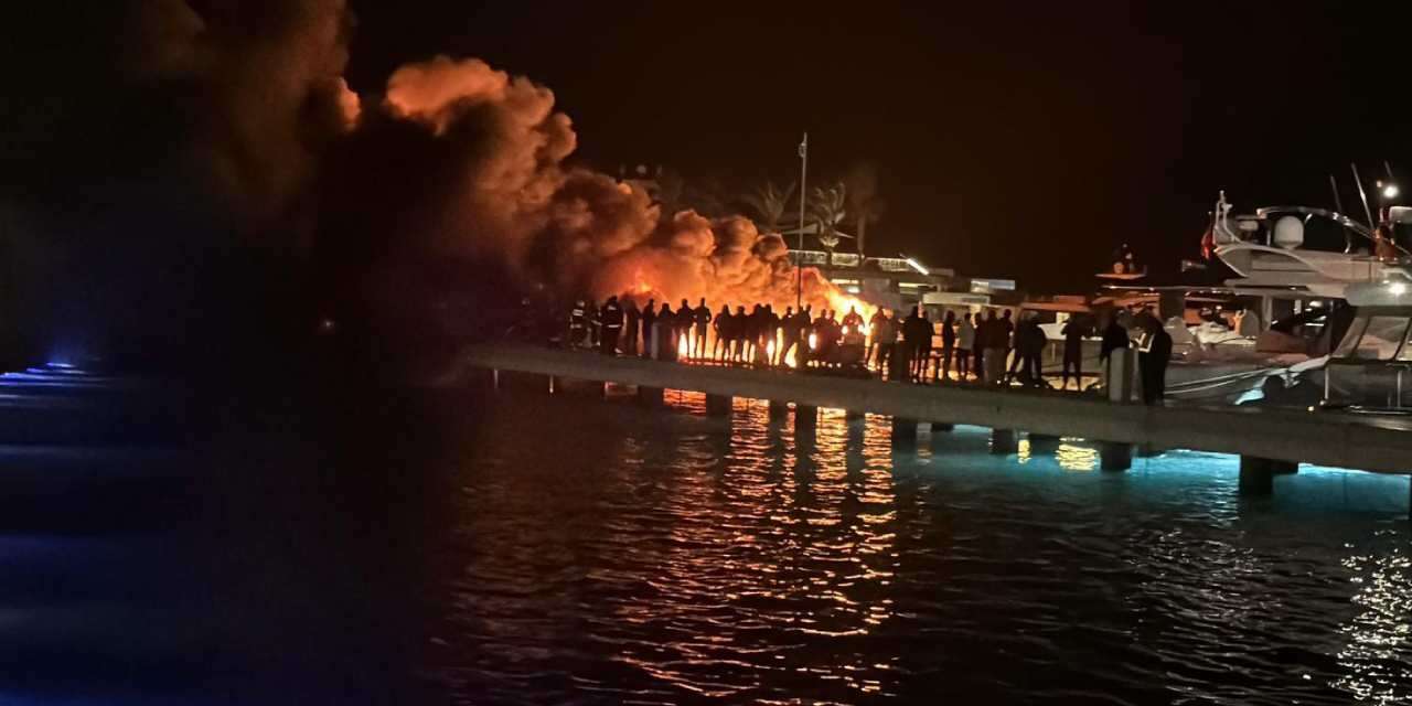 Bodrum güne büyük yangınla uyandı!