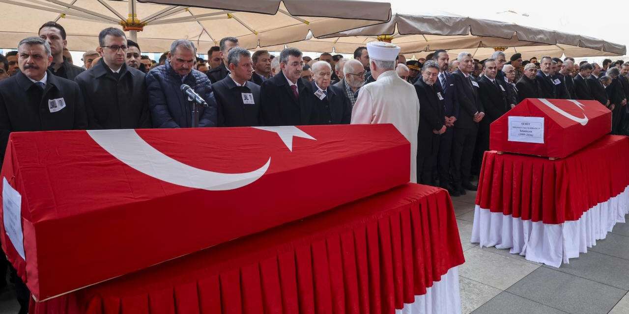Katar'da hayatını kaybeden ASELSAN teknisyenleri için cenaze töreni düzenlendi