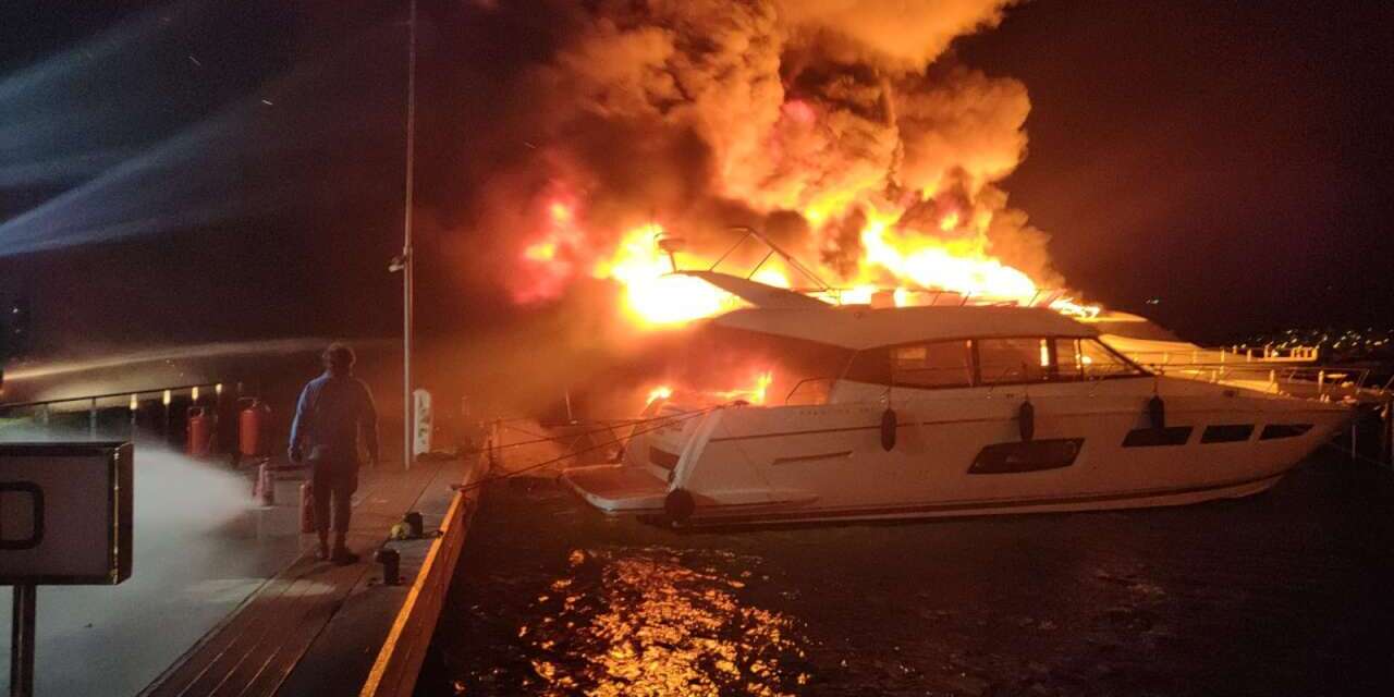 Bodrum’da yanan lüks yatlardan biri Yeşilçam efsanesinin damadının çıktı