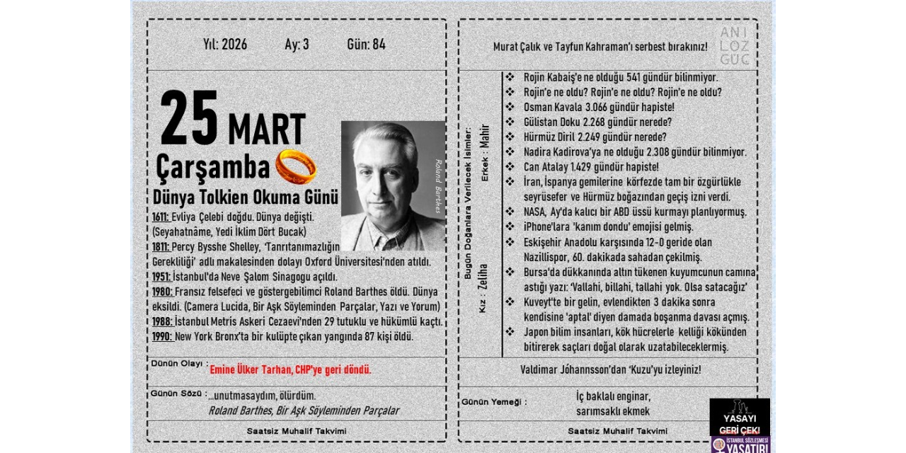 Dünya Tolkien Okuma Günü