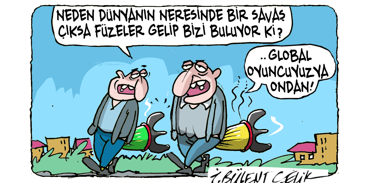 Türkiye'nin 25 Mart 2026 tarihli gündemi İ. Bülent Çelik'in çizimiyle her gün Gazete Pencere'de.