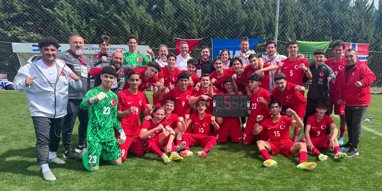 U16 Millî Takımı’ndan gollü prova: Norveç’i 5-2 mağlup etti