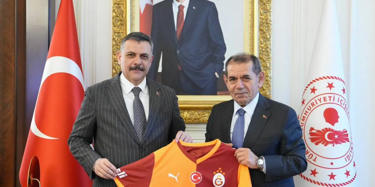 Dursun Özbek, İçişleri Bakanı Mustafa Çiftçi'yi ziyaret etti