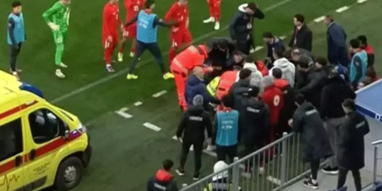 Hırvatistan - Türkiye maçında korkutan anlar: Egemen Korkmaz fenalaşarak yere yığıldı!