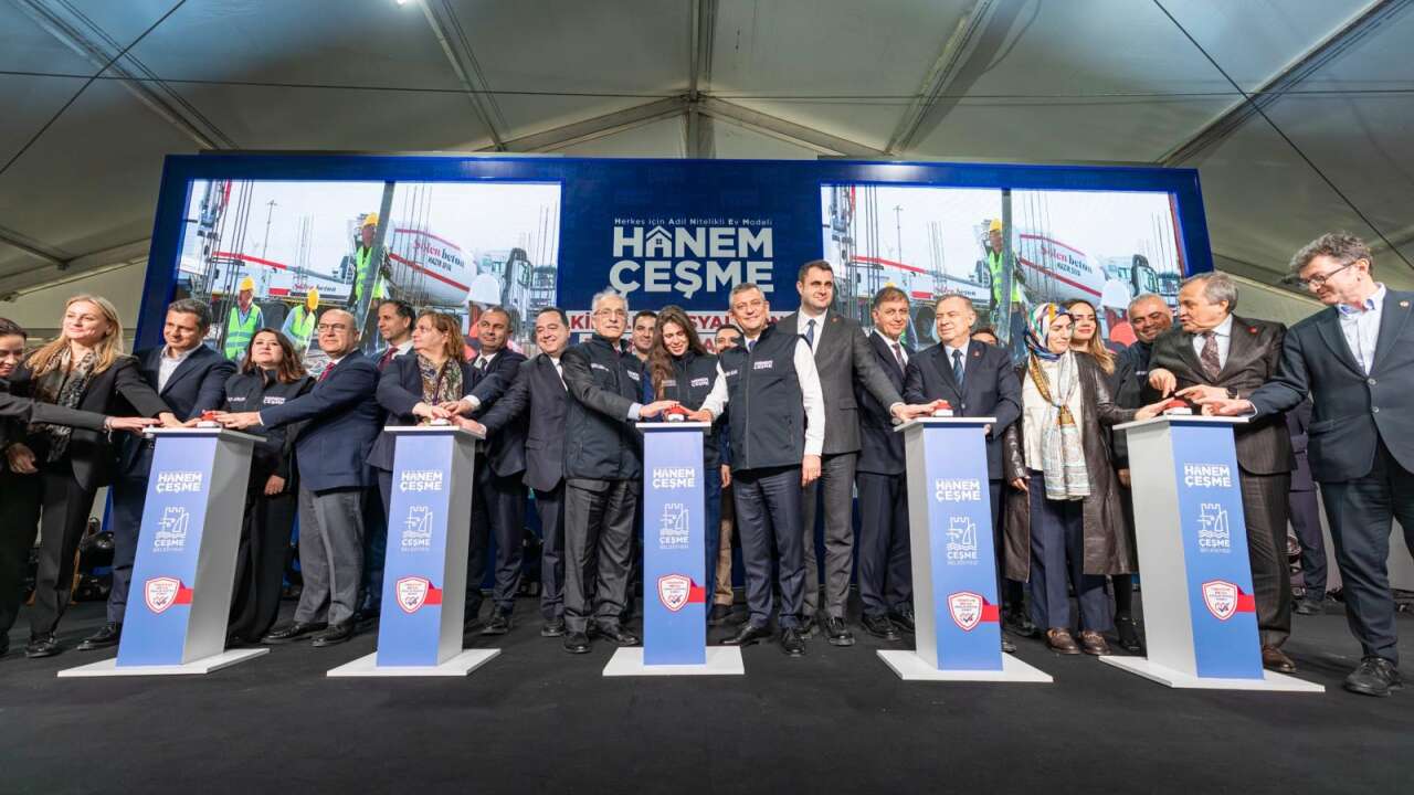 İzmir’de sosyal konut hamlesi: “Hanem Çeşme”nin temeli atıldı