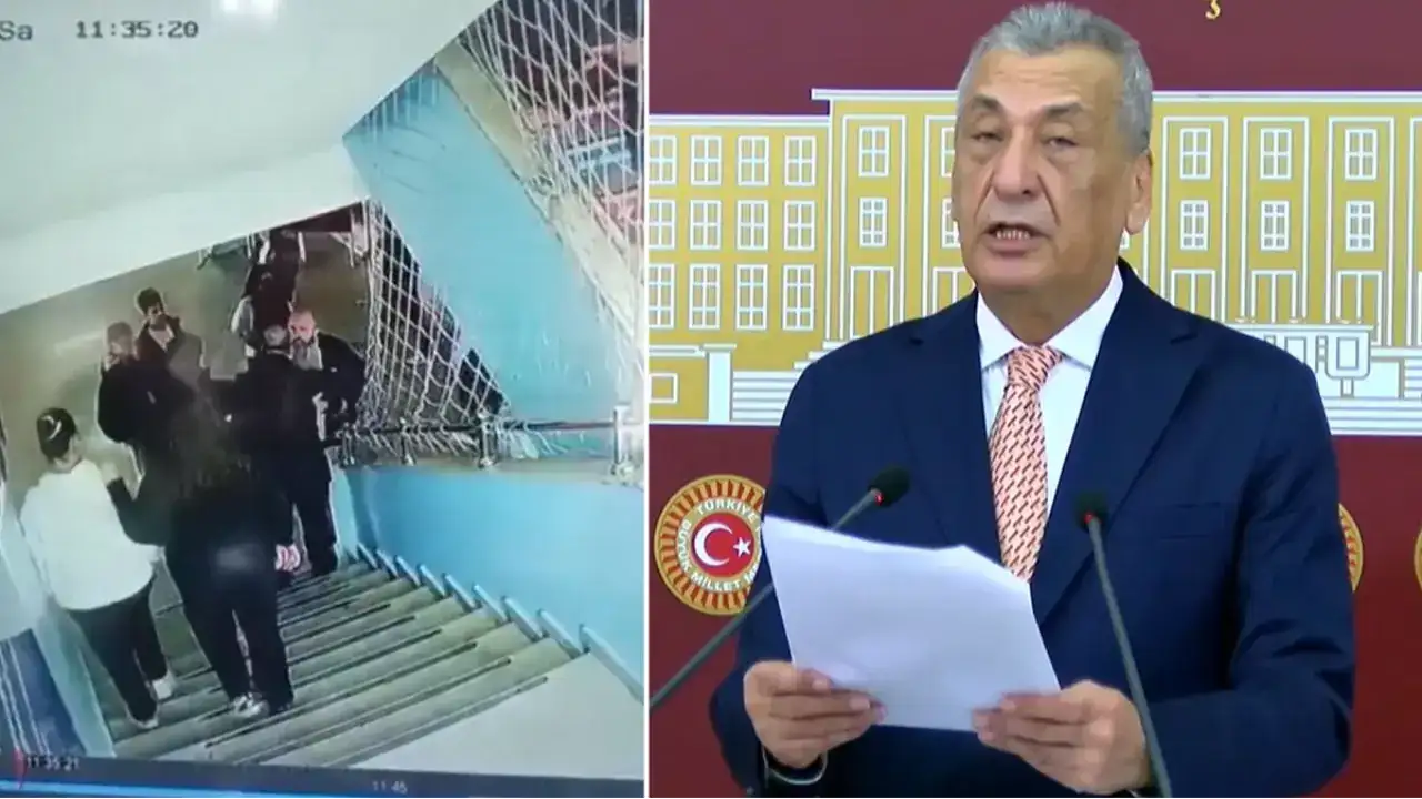 MHP'li Belediye Meclis üyesi okul basıp öğretmen darp etti