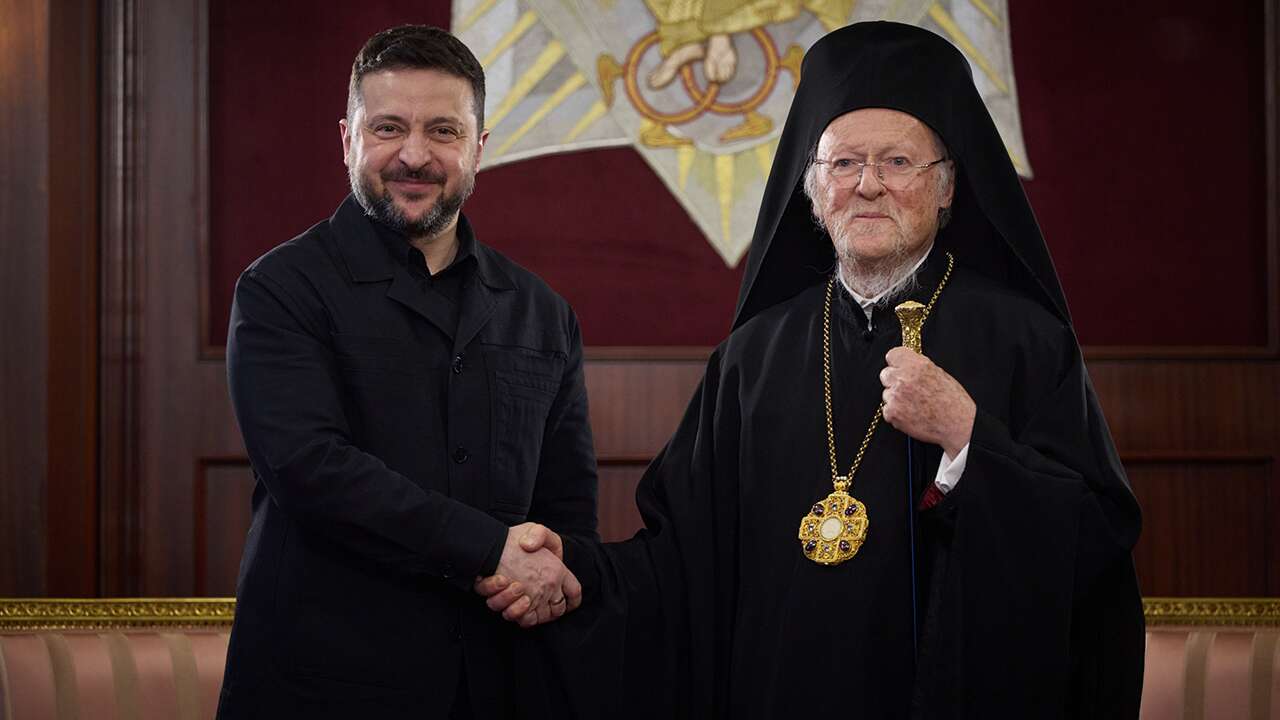 Volodimir Zelenskiy, Fener Rum Ortodoks Patrikhanesi’ni ziyaret etti