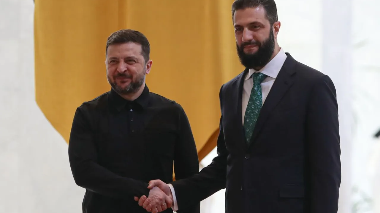 Zelenski ve Şara Şam'da bir araya geldi