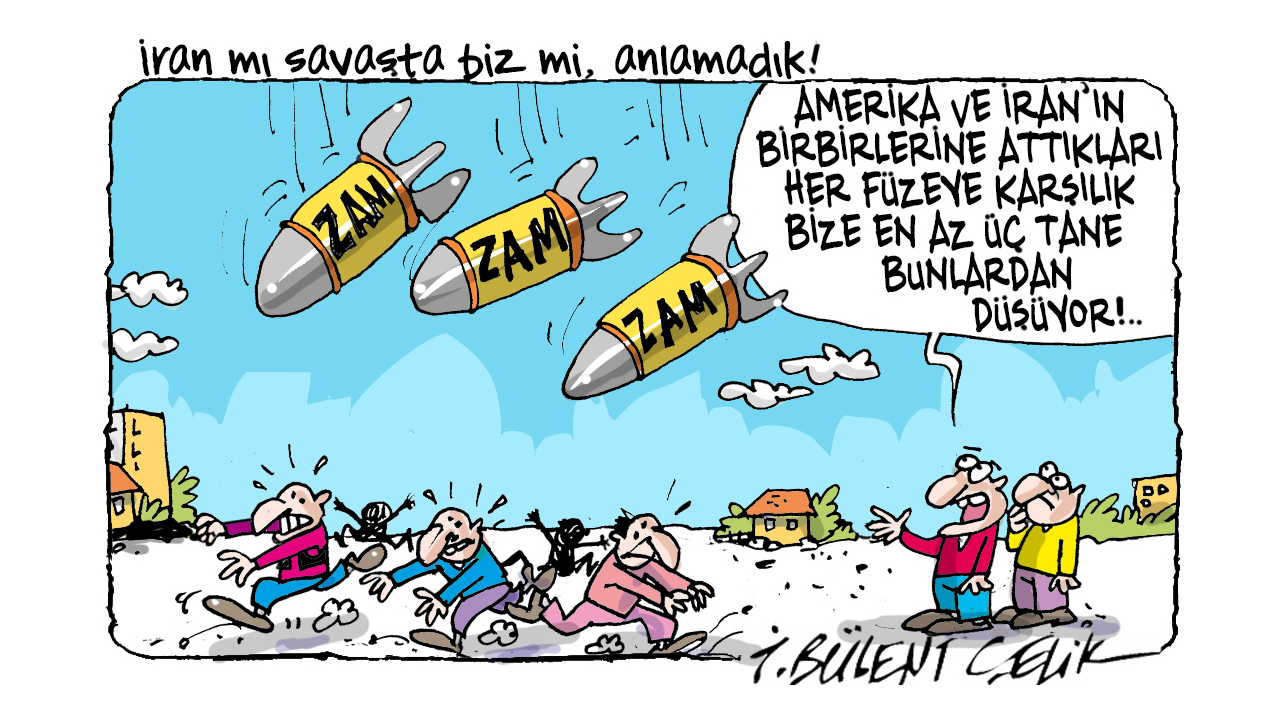 İ. Bülent Çelik'in 6 Nisan 2026 tarihli karikatürü