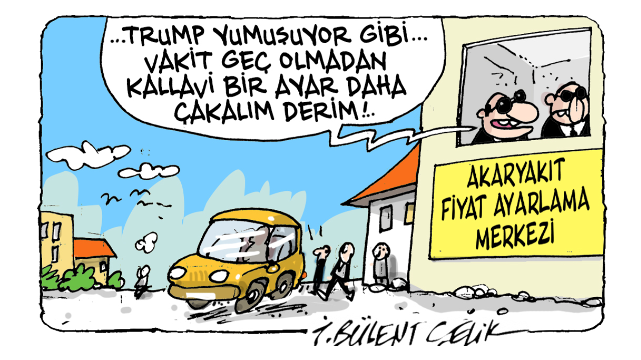 İ. Bülent Çelik'in 9 Nisan 2026 tarihli karikatürü