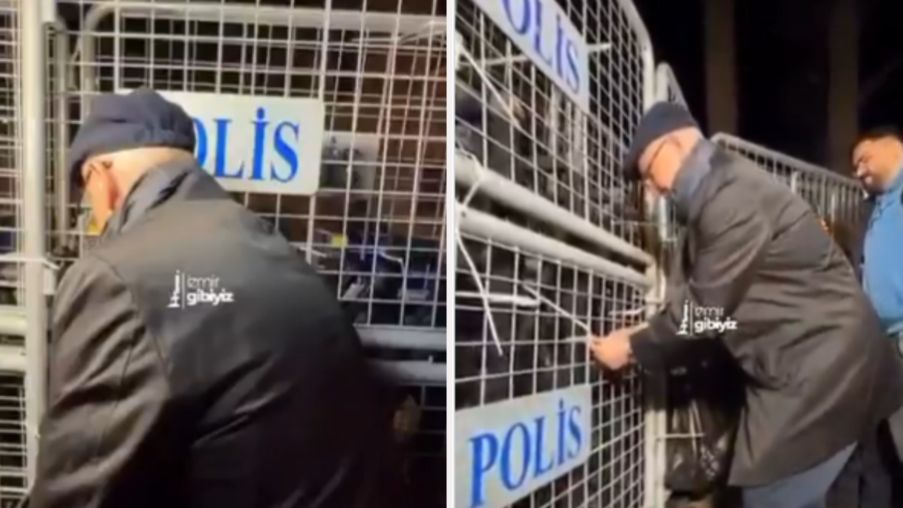 Meslek Fabrikası nöbetinde Mahmut Tanal etkisi: Barikatları söktü geçti!