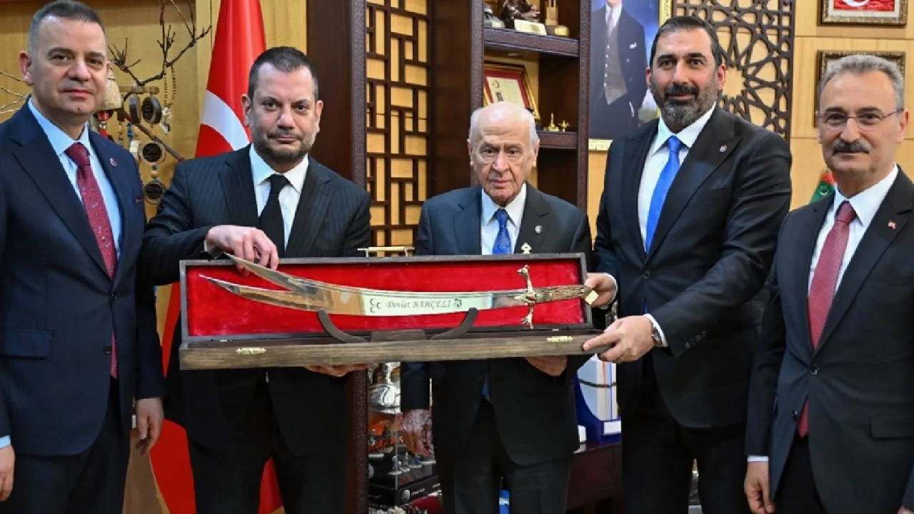 Trabzonspor Başkanı Doğan'dan MHP lideri Bahçeli’ye ziyaret