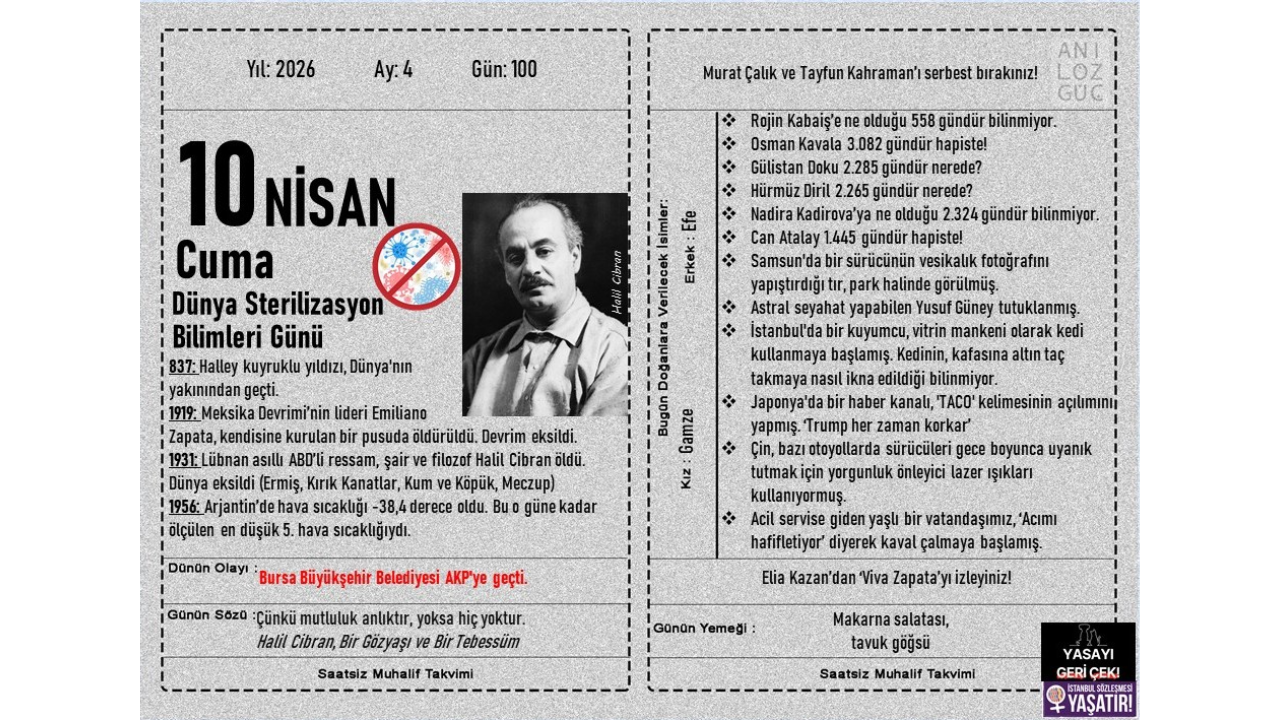 Dünya Sterilizasyon Bilimleri Günü