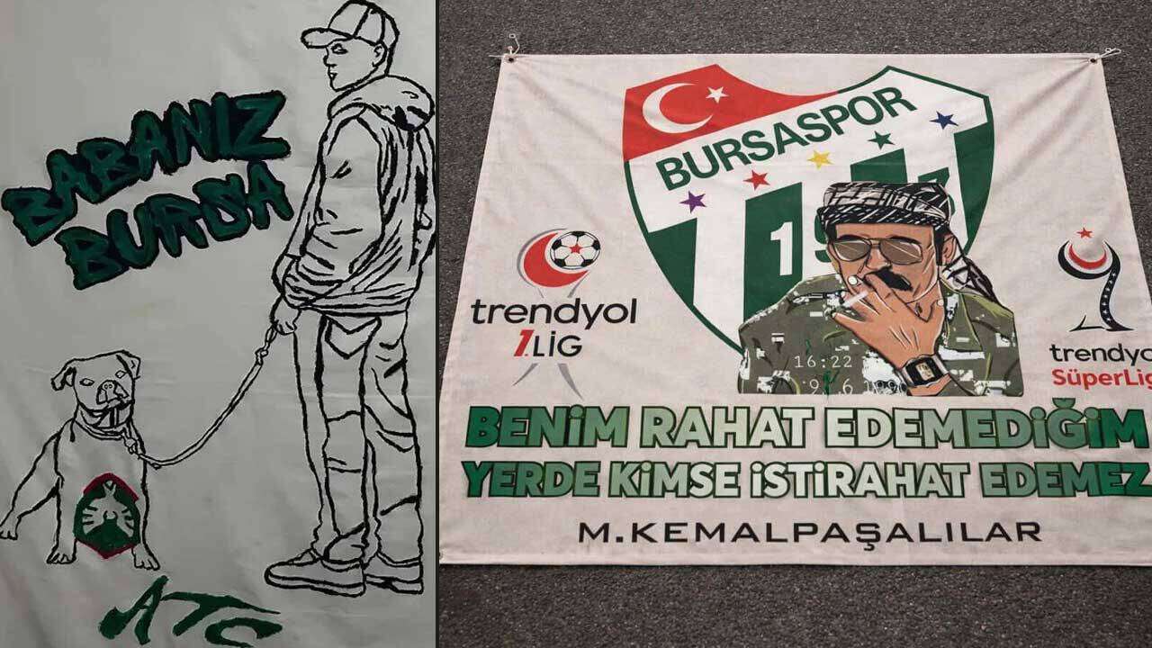 Yine Bursaspor yine ırkçı pankartlar: Amedspor'u hedef aldılar
