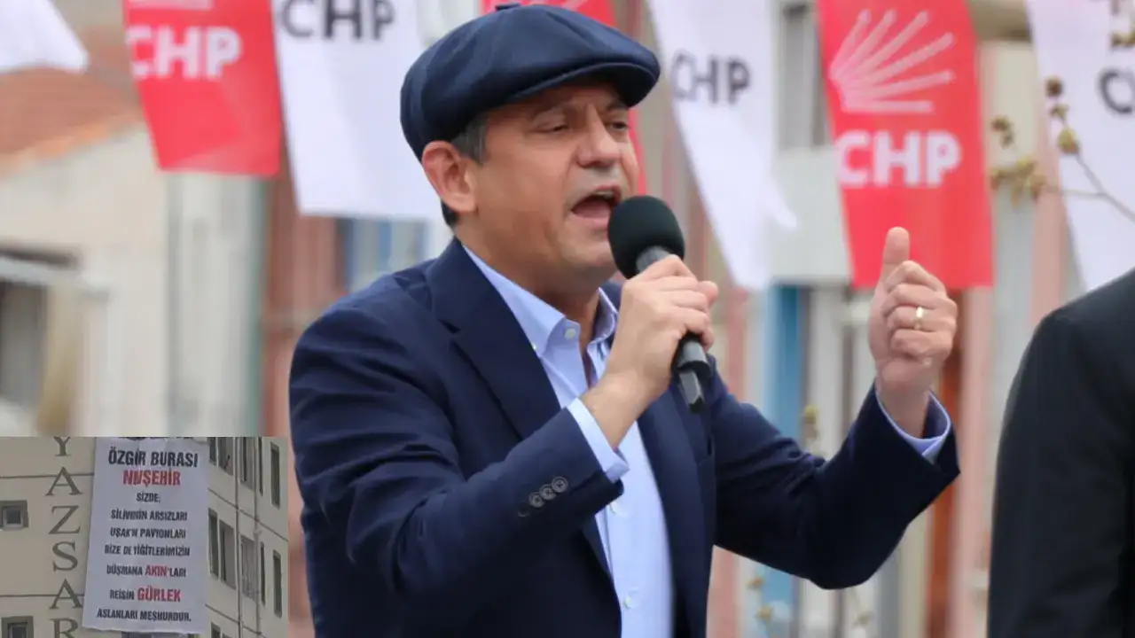 Nevşehir'de provokasyon: Özgür Özel konuşurken yaşandı...