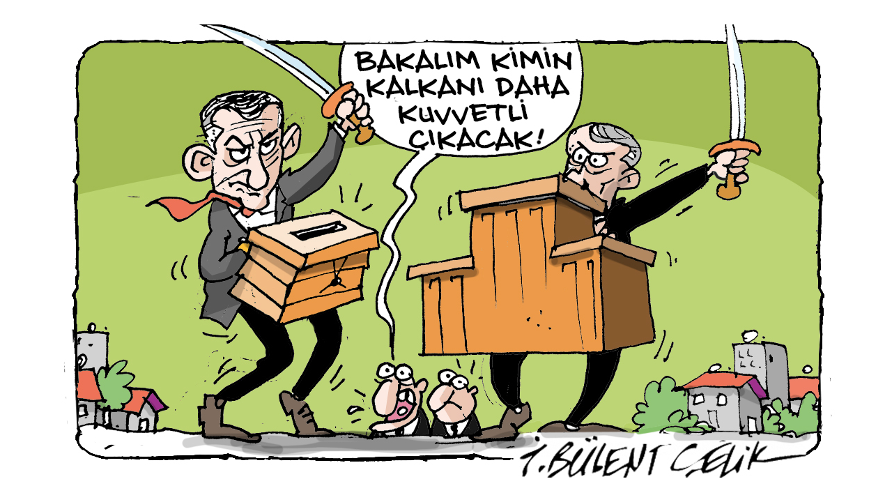 İ. Bülent Çelik'in 12 Nisan 2026 tarihli karikatürü