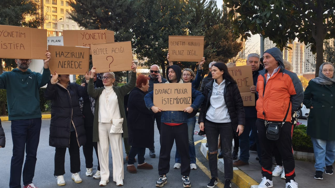 Esenyurt'taki sitede usulsüzlük ve saldırı iddiası: Sakinler genel kurul için sokağa çıktı!