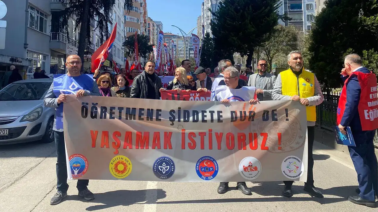 Şanlıurfa'daki saldırı sonrası öğretmenler iş bıraktı: Polis öğretmenlere müdahale etti