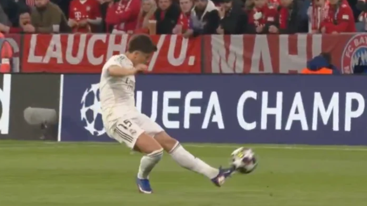 Arda Güler yine orta sahadan attı! Bu kez 36. saniyede....