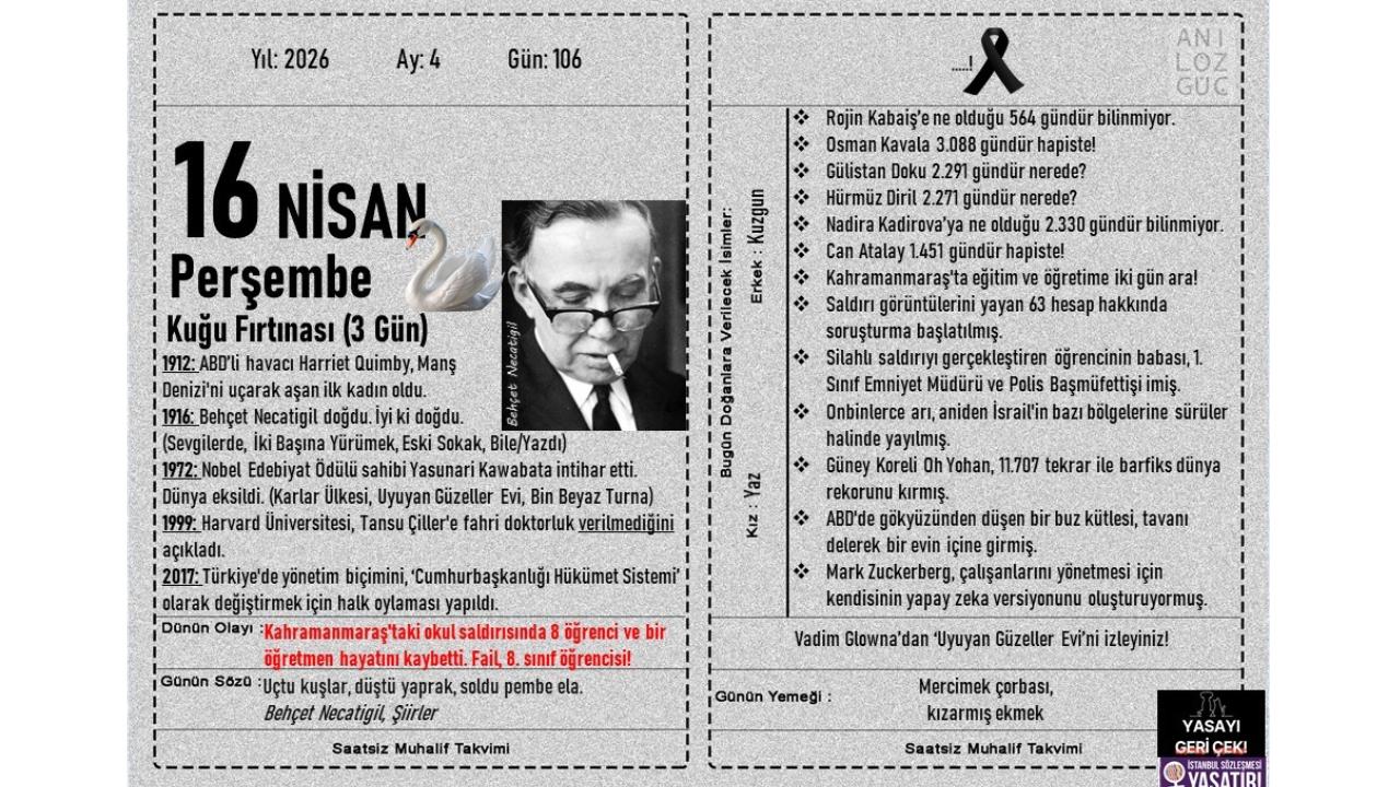 Kuğu Fırtınası (3 Gün)