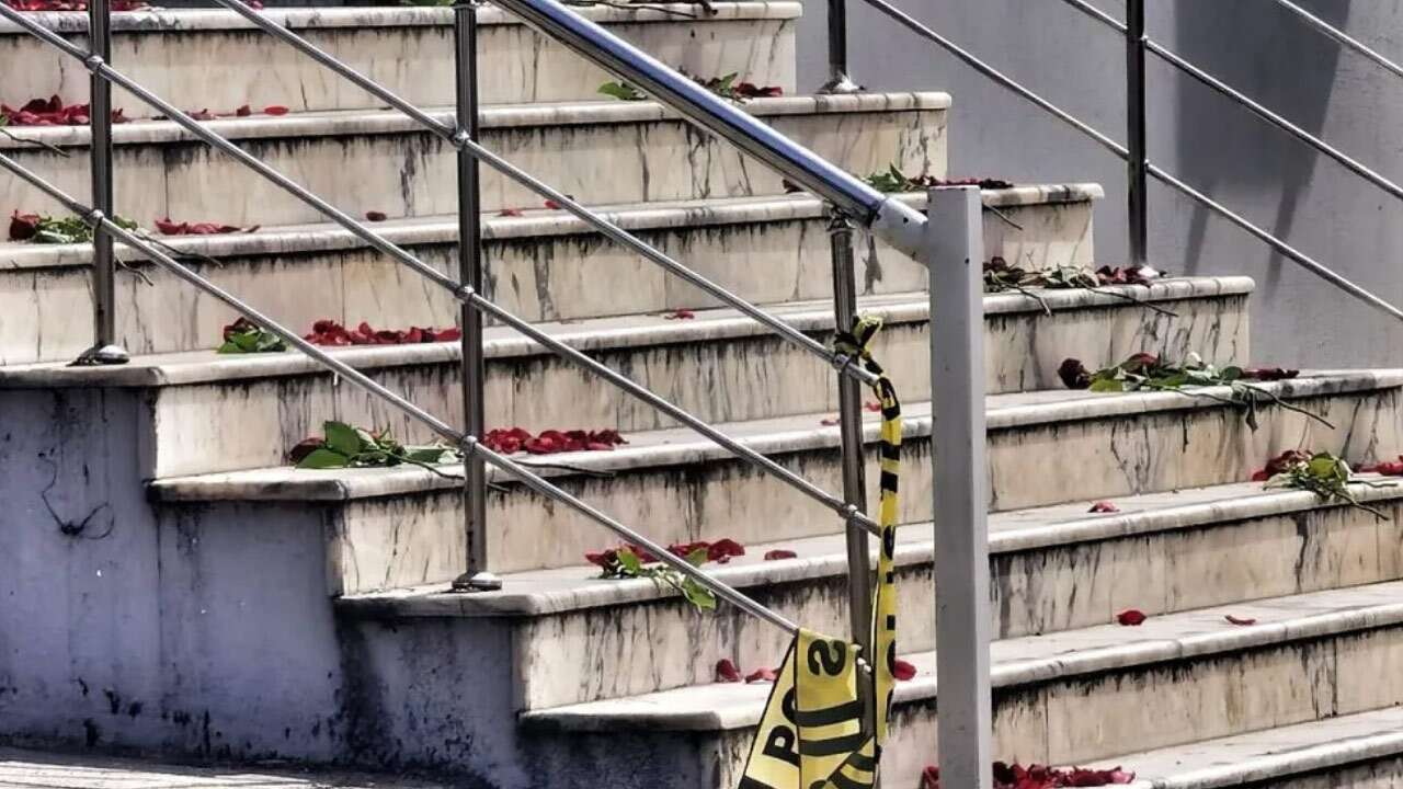 Katliamın ardından okuldan yürekleri dağlayan kare