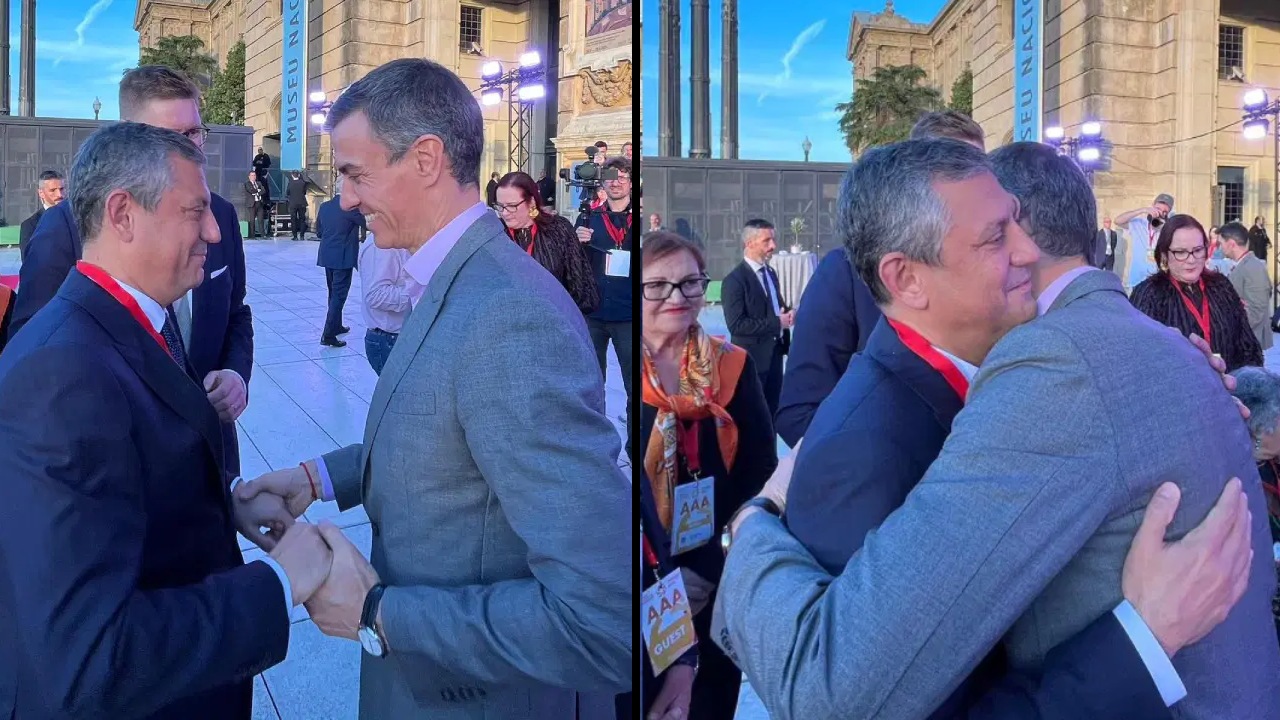 Özgür Özel'den Barcelona çıkarması: İspanya Başbakanı Sanchez ile bir araya geldi