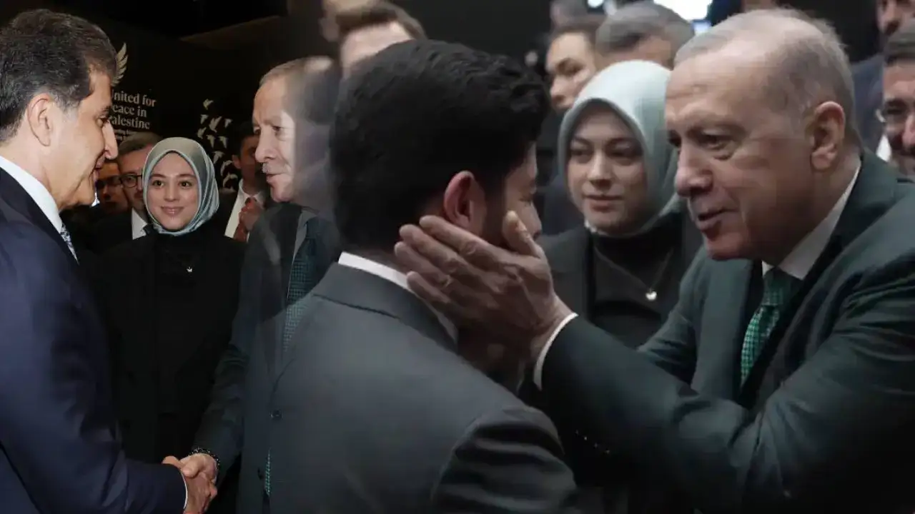 Barzani oğlunu tanıttı: Erdoğan yanaklarını sıkıp 'maşallah' dedi