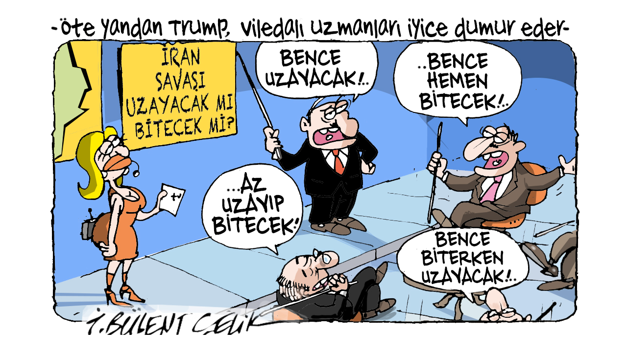 İ. Bülent Çelik'in 20 Nisan 2026 tarihli karikatürü