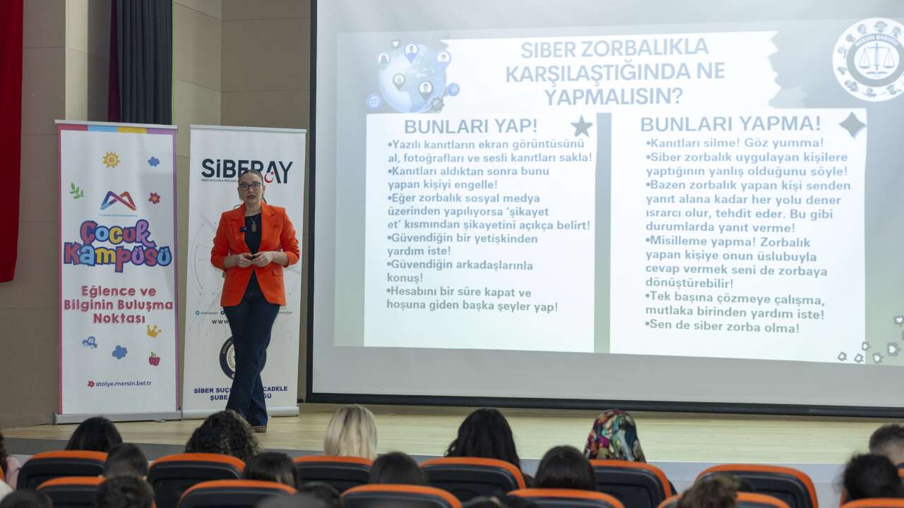 Mersinli çocuklara ‘Siber Güvenlik’ eğitimi