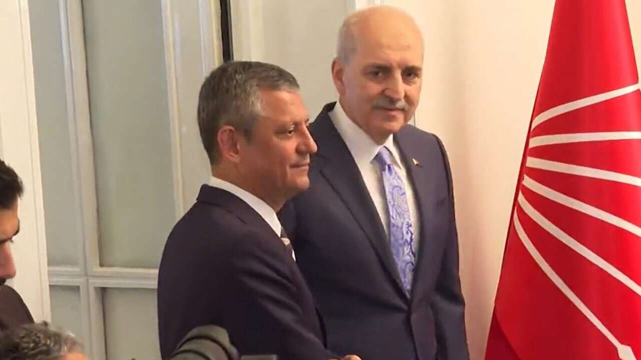 CHP lideri Özgür Özel’den Numan Kurtulmuş’a ziyaret