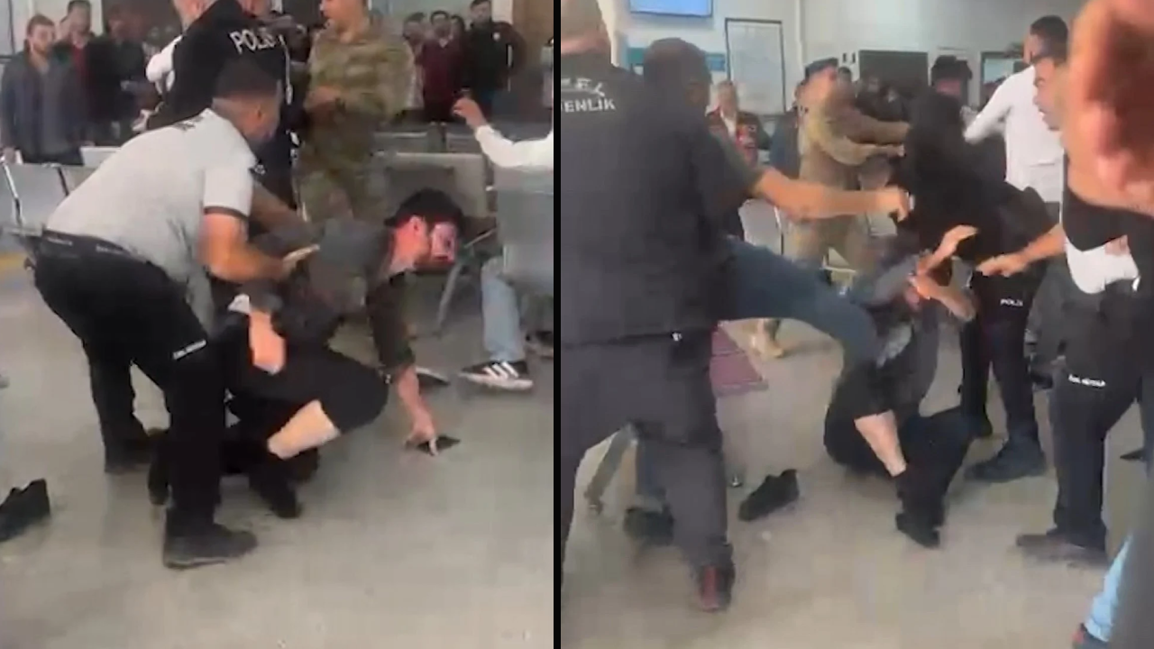 Acil serviste tekmeli yumruklu meydan savaşı! Hastalar kaçacak yer aradı