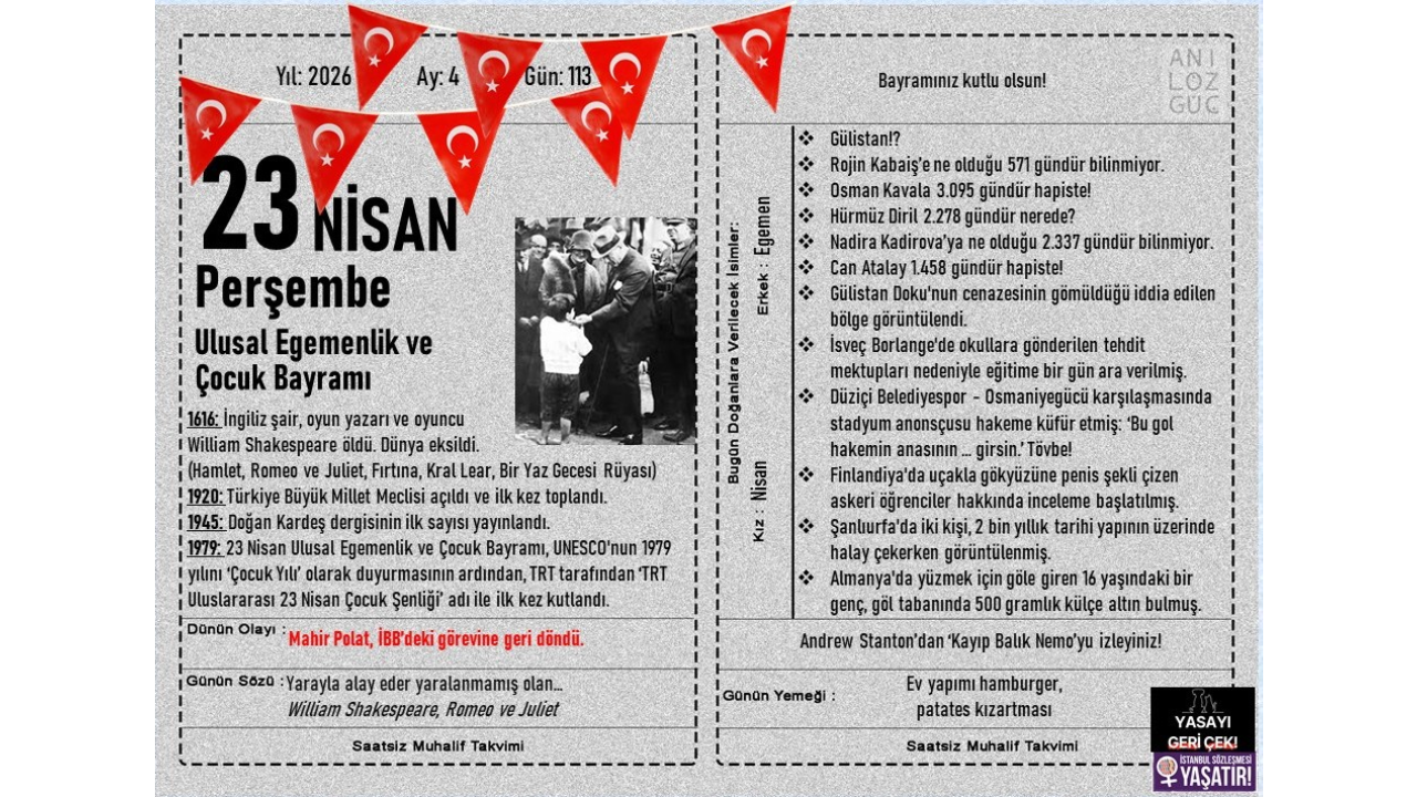 Ulusal Egemenlik ve Çocuk Bayramı