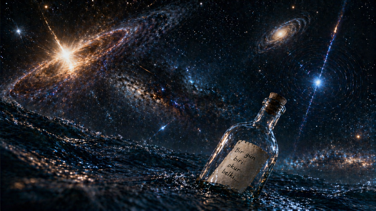 Kozmik okyanusa şişe bırakmak