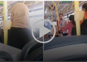 İstanbul’da bir kadın, otobüste “Benim ülkemi lezbiyen yapamayacaksınız” diye bağırarak sinir krizi geçirdi