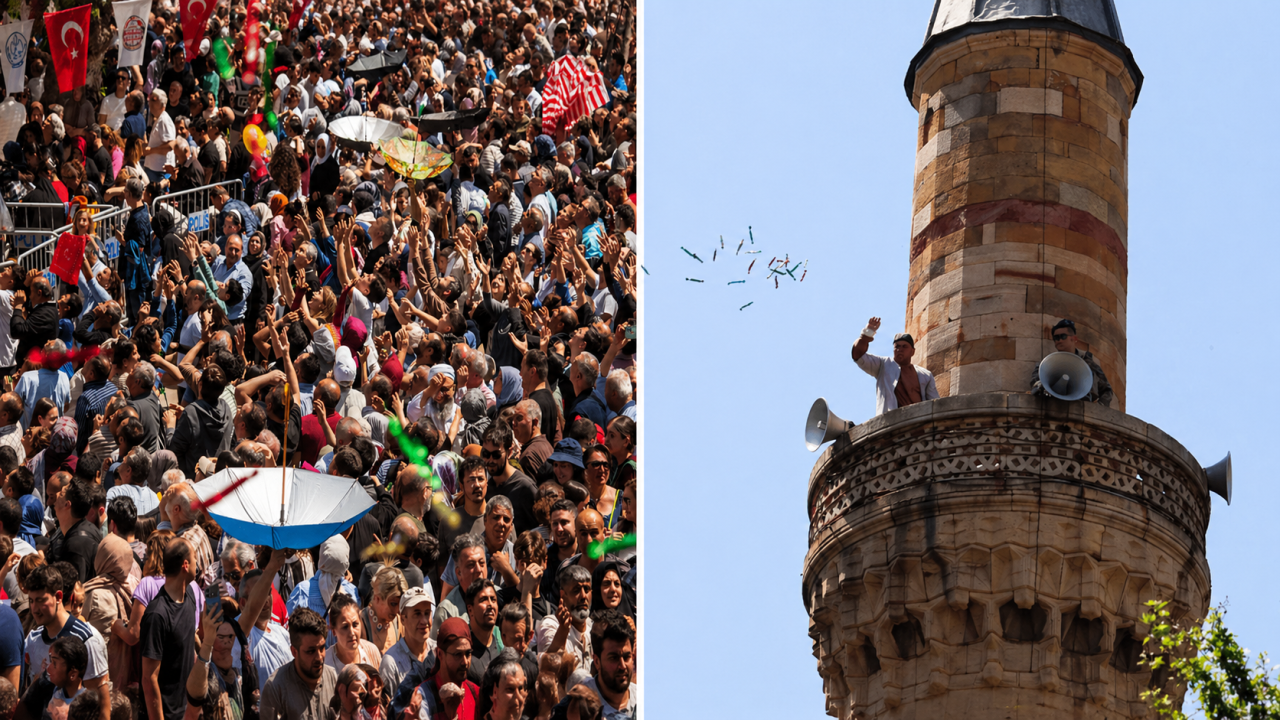 Manisa'da festival sona erdi: 10 ton mesir macunu saçıldı