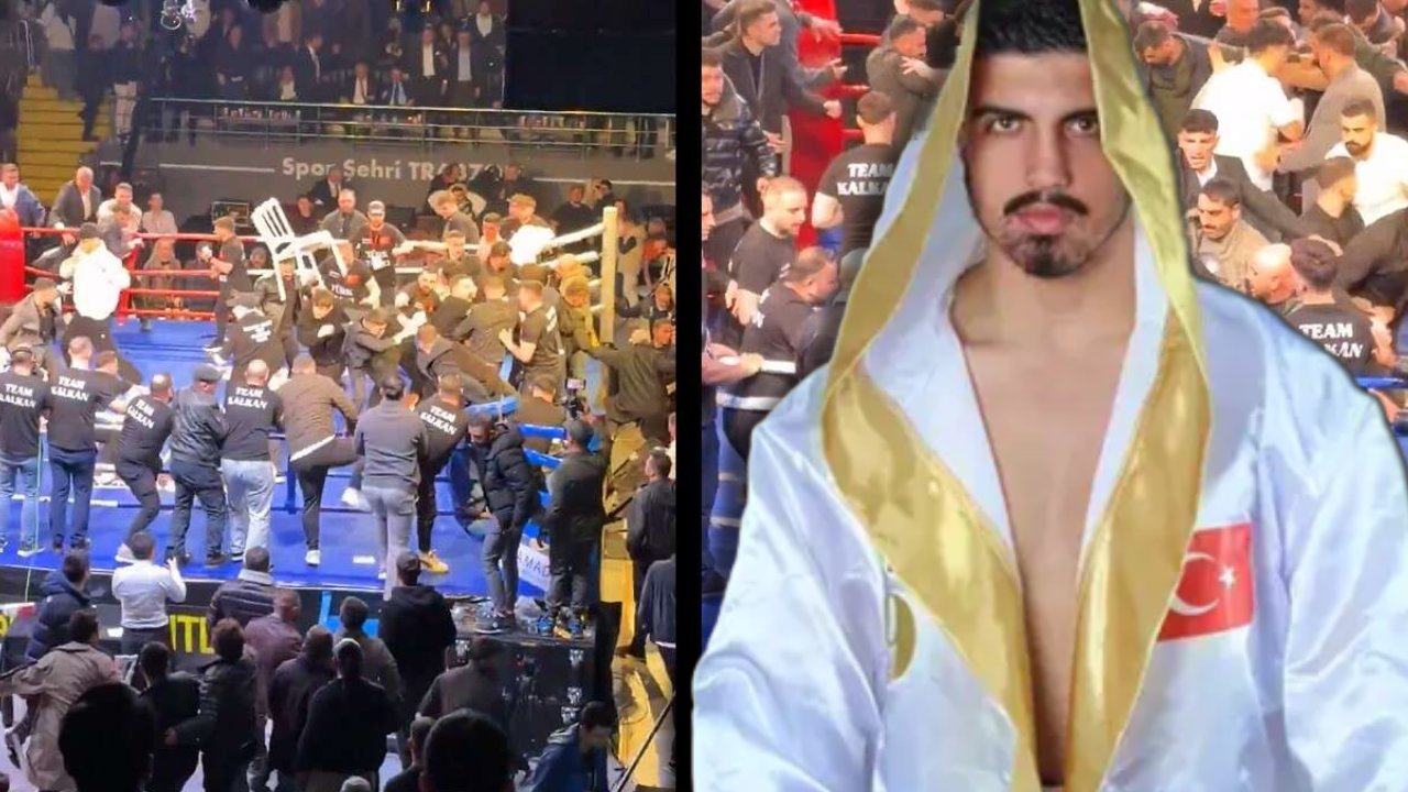 Boks maçı savaş alanına dönmüştü: Emirhan Kalkan'dan ilk açıklama