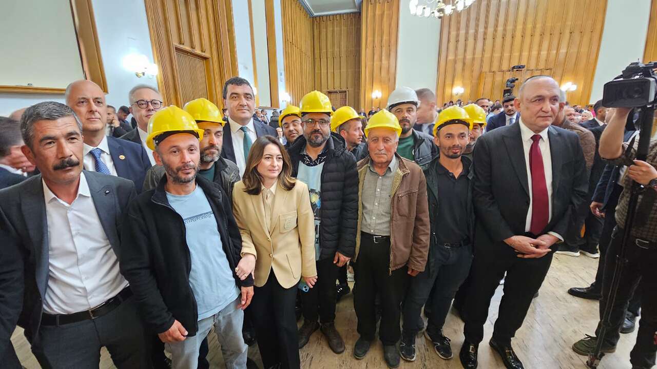 Maden işçileri CHP Grubu'nda