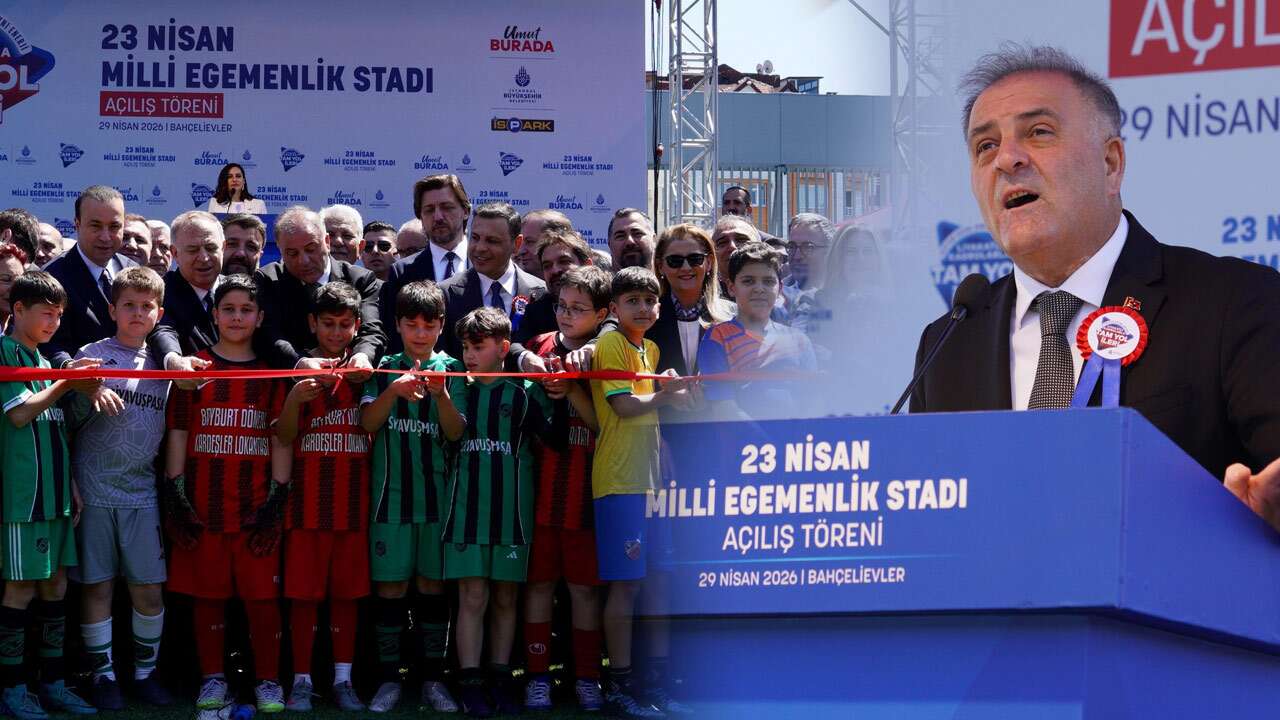 İBB Başkanvekili Nuri Aslan stadyum ve otopark açılışı yaptı