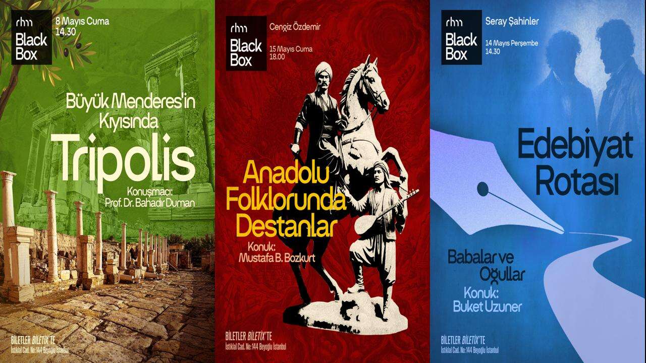 BlackBox’ta mayıs: Arkeolojiden edebiyata, İstanbul’dan müze sohbetlerine
