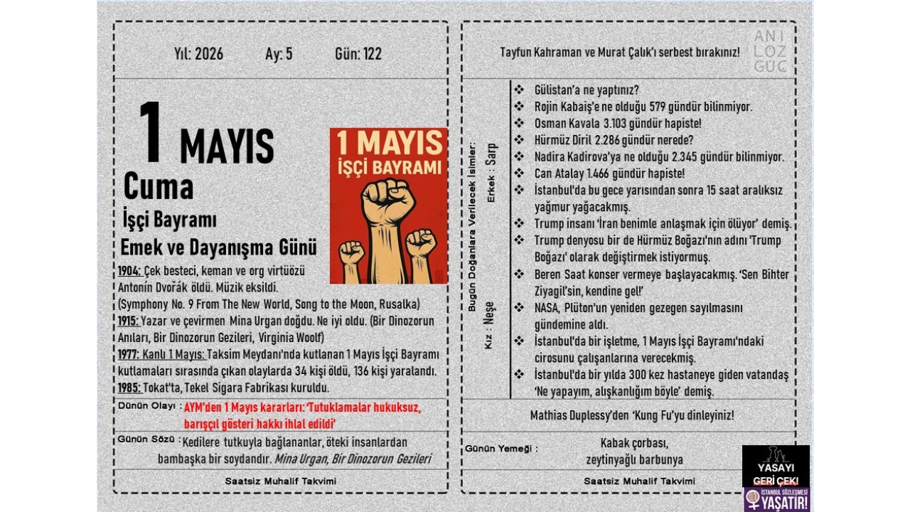 İşçi Bayramı Emek ve Dayanışma Günü