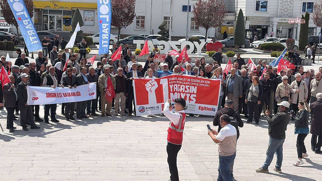 Yozgat'ta 16 yıl sonra ilk kez 1 Mayıs kutlandı