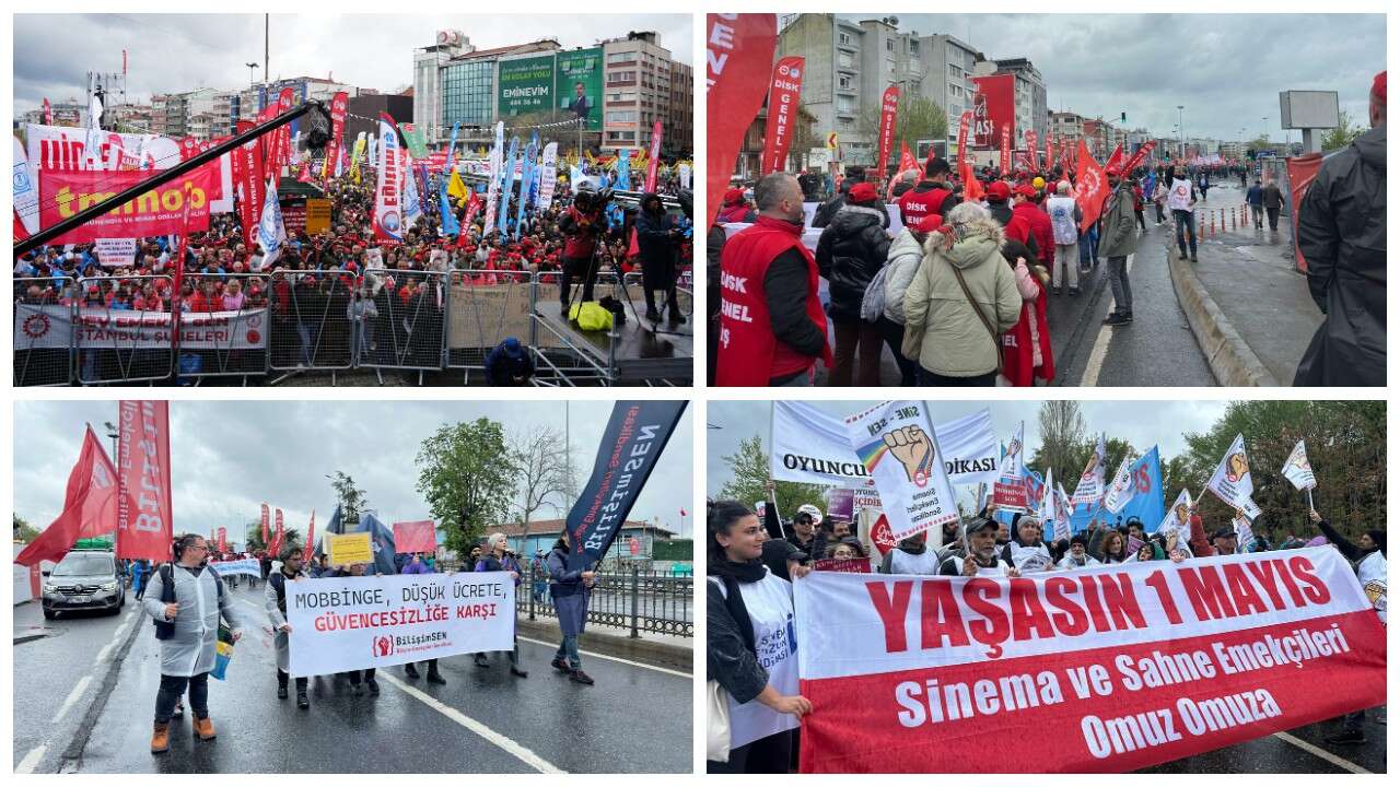 İstanbul 1 Mayıs'ından kareler: On binlerce kişi Kadıköy’e akın etti