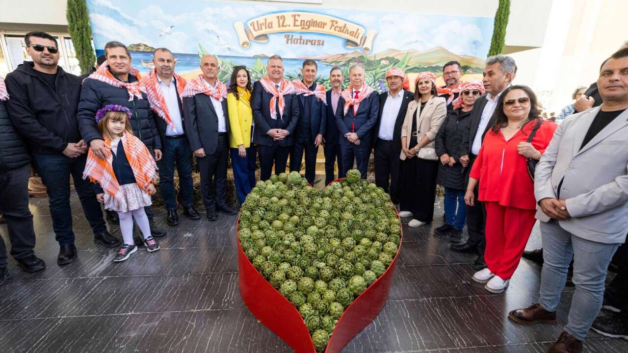 Urla’da enginar festivali başladı: “Toprağı korumazsak geleceği kaybederiz”