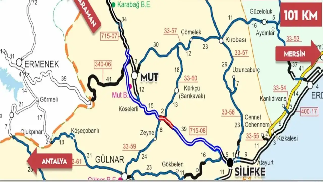 105 dakikalık yol 70 dakikaya düşecek