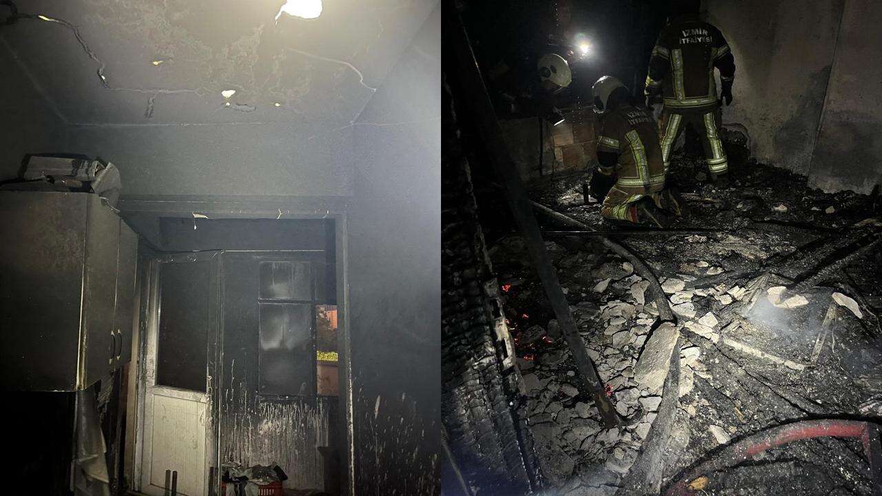 Konak’tan kahreden haber: Yangında 1 çocuk hayatını kaybetti, 3 çocuk yaralı