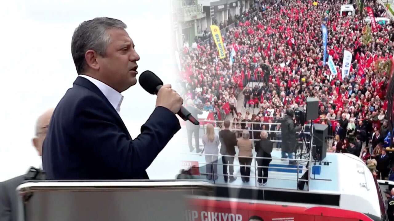 CHP lideri Özgür Özel 107'nci mitingde Karabük'te: ‘Türkiye İttifakı renklerini o bayraktan alır’