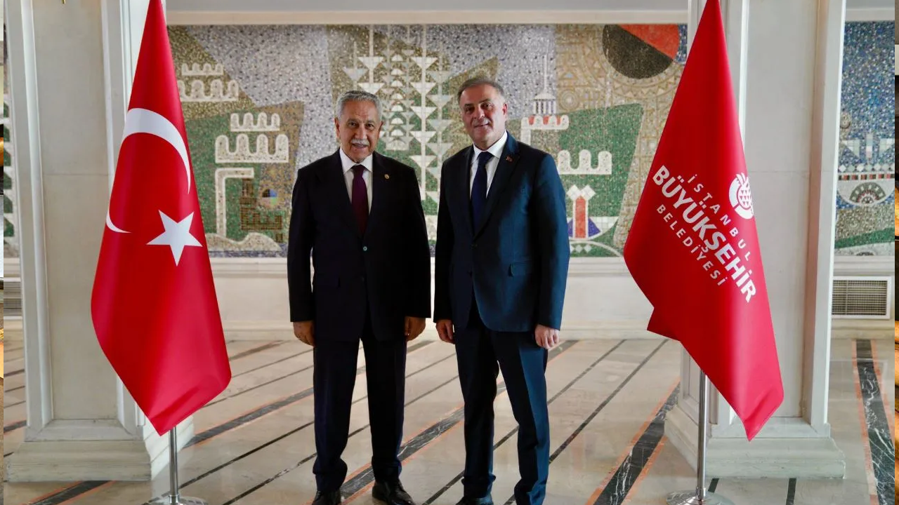 Bülent Arınç'tan İBB Başkanvekili Nuri Aslan'a ziyaret