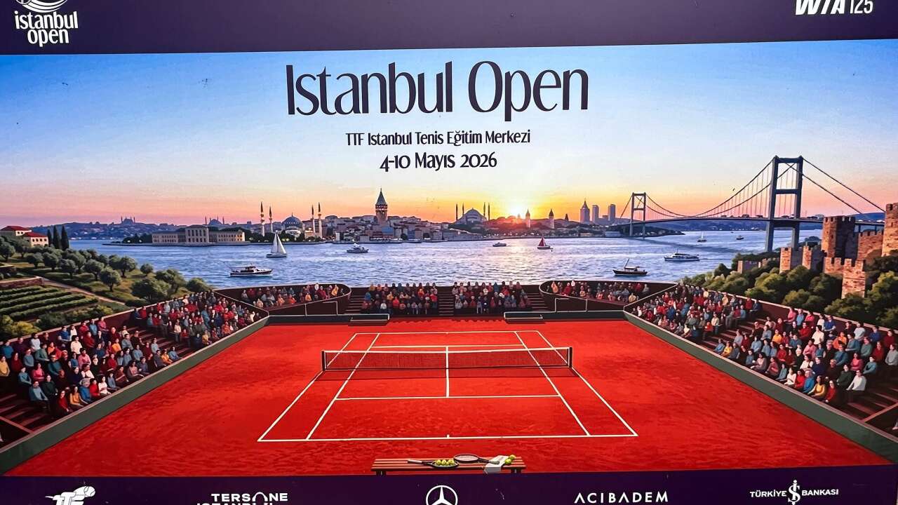 İstanbul’da tenis kortları hareketlendi