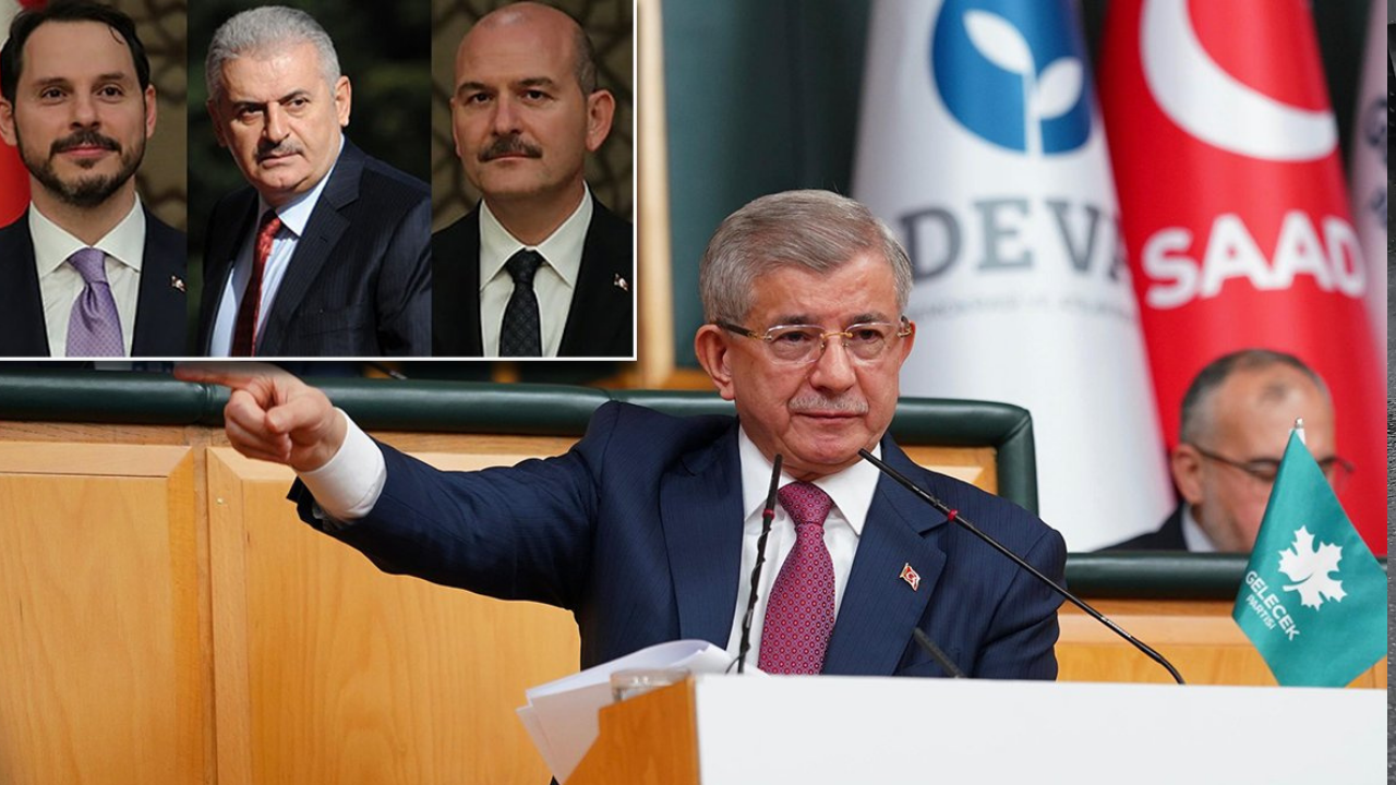 Davutoğlu tek tek isimlerini saydı: Bu üçlü çete Türkiye'ye on yıl kaybettirdi